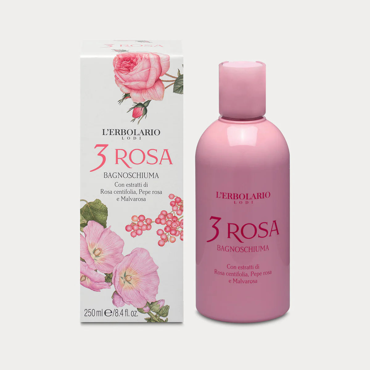 3 Rosa Bagnoschiuma