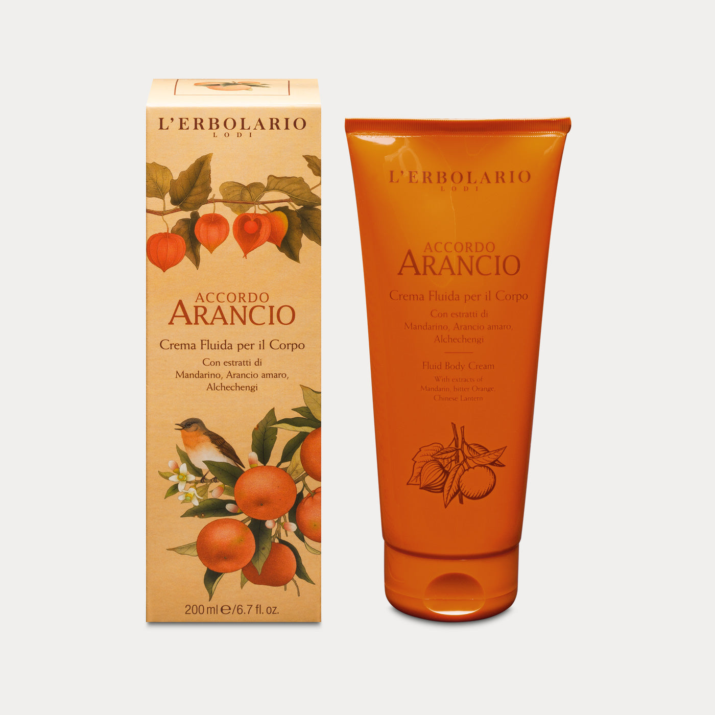 Crema Fluida per il Corpo Accordo Arancio