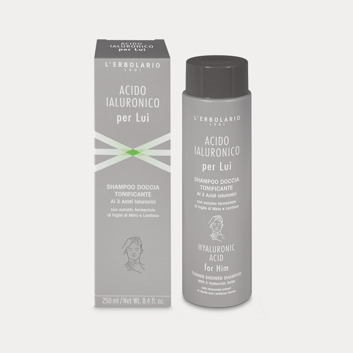 Shampoo Doccia Acido Ialuronico per Lui
