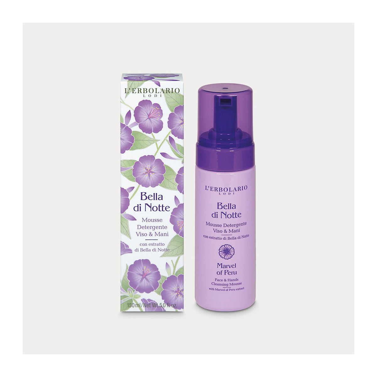 Mousse Detergente Viso & Mani Bella di Notte