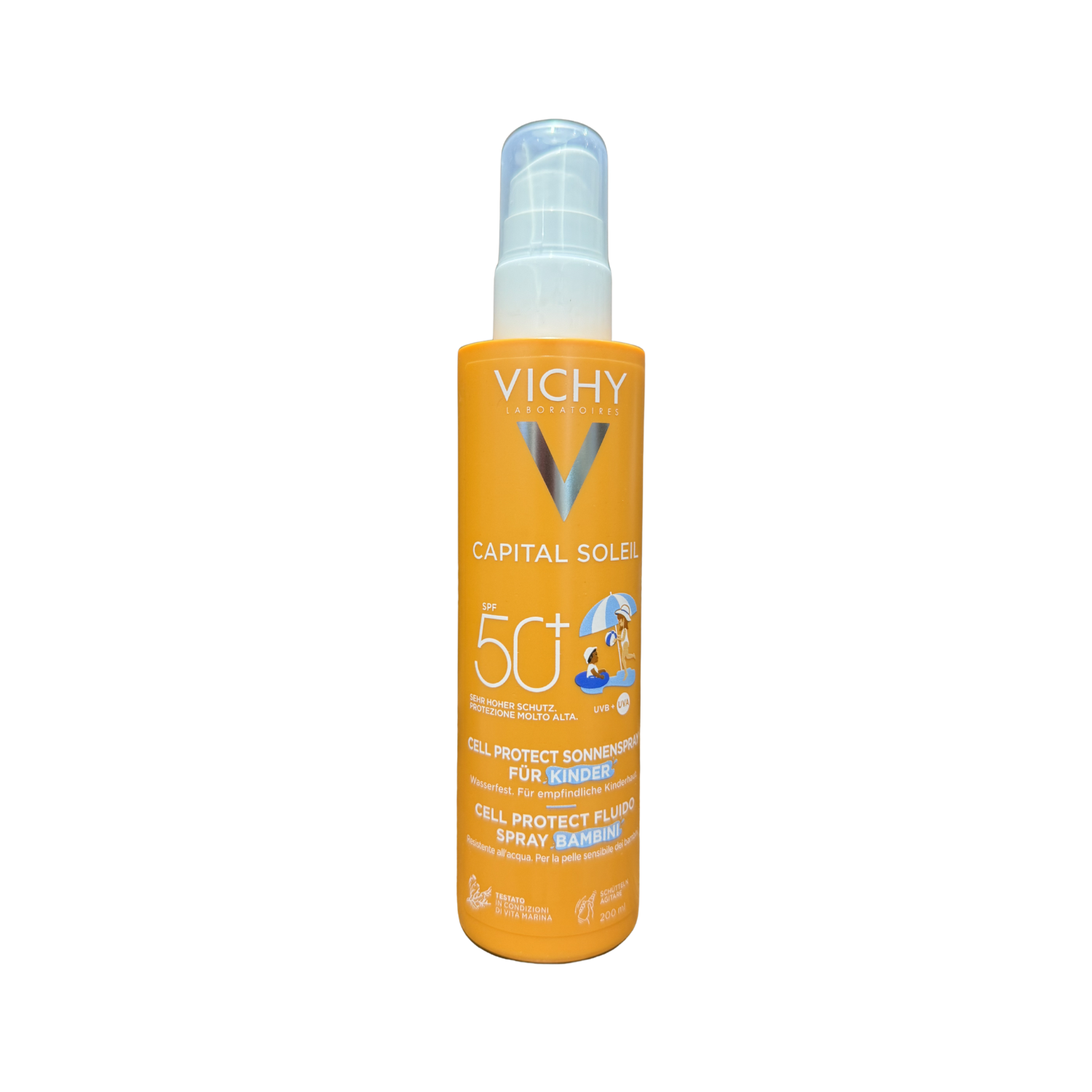 Capital Soleil Cell Protect Fluido Spray Bambini SPF 50+