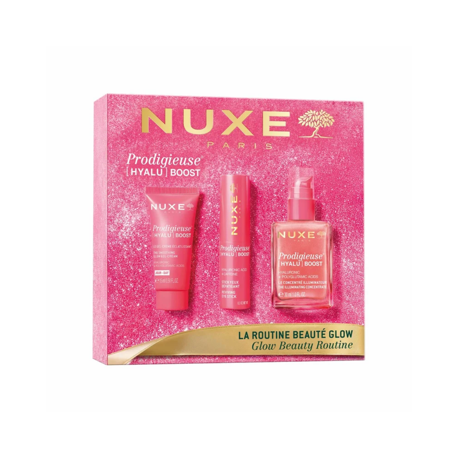 Cofanetto regalo Natale PRODIGIEUSE® [HYALU] BOOST Routine bellezza glow