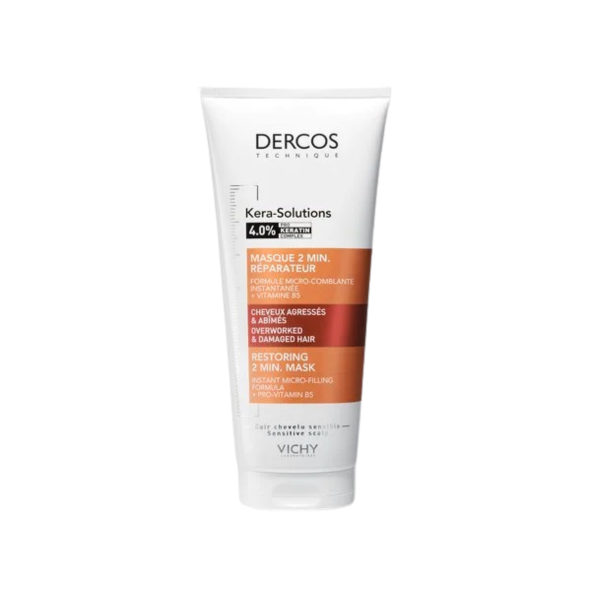 Maschera Kera-Solutions Riparatrice 2 Min. Capelli Stressati e Danneggiati