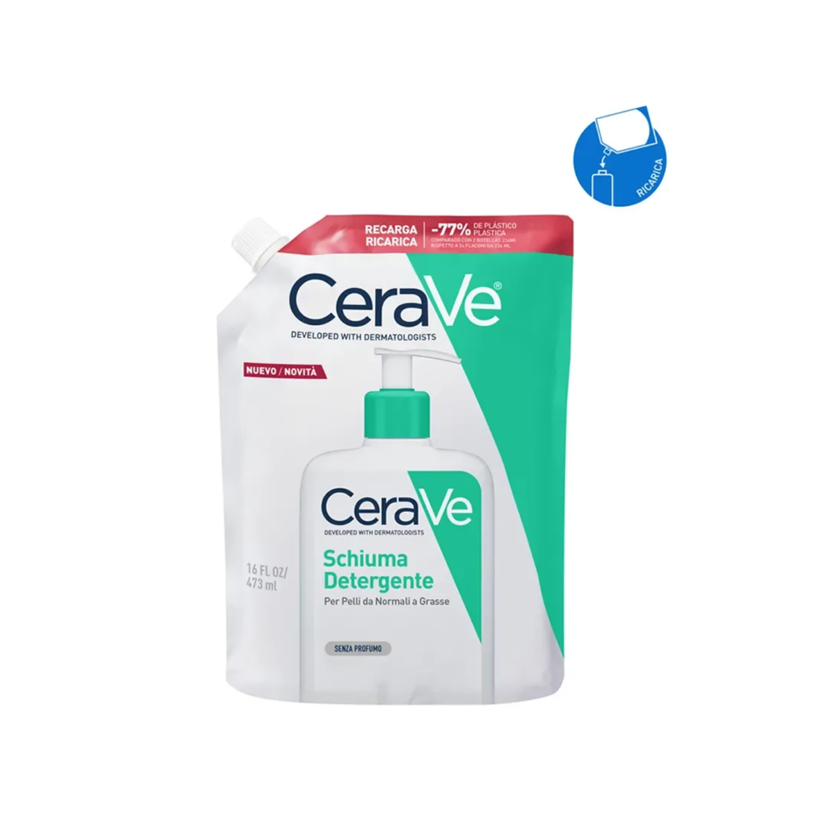 Schiuma Detergente Viso Pelle Grassa Seboregolatrice