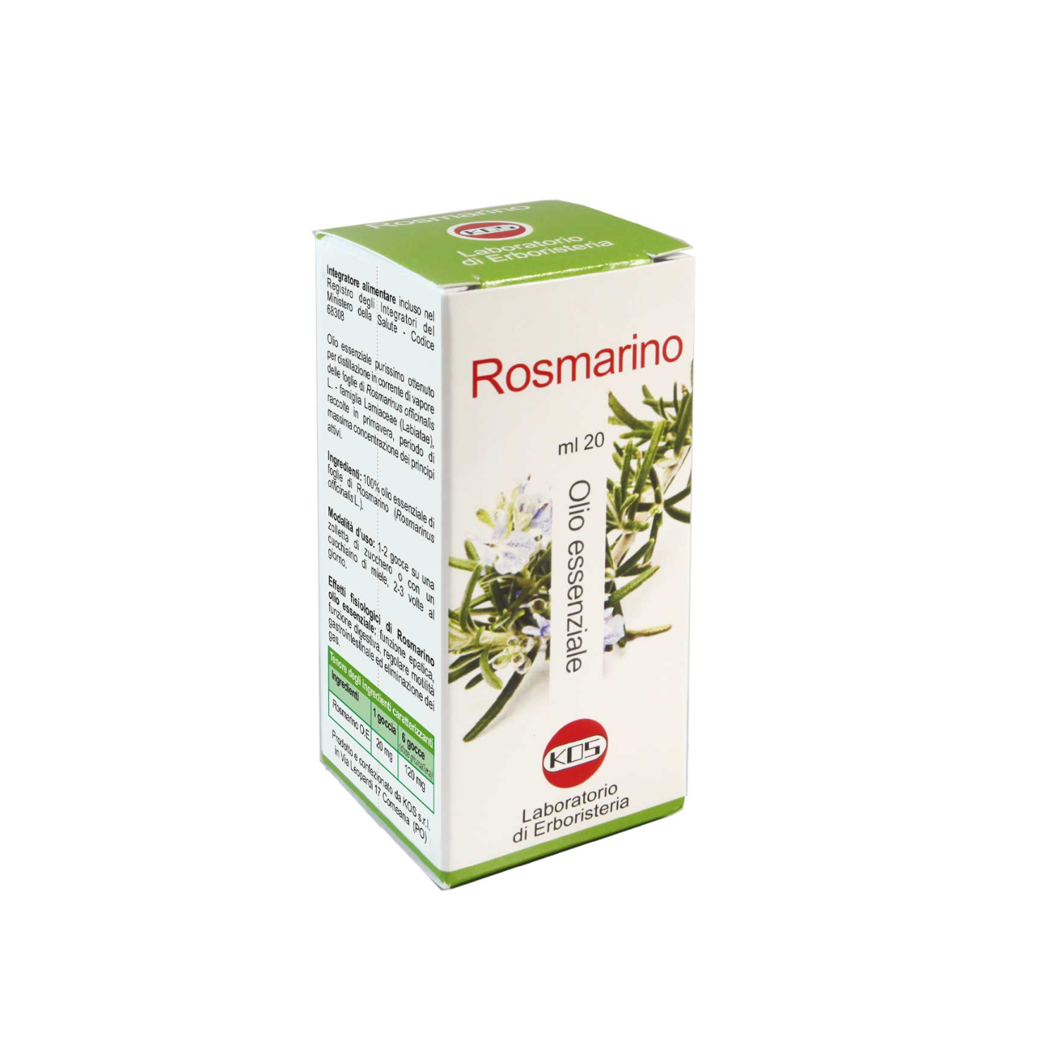 Rosmarino Olio Essenziale 20 ml