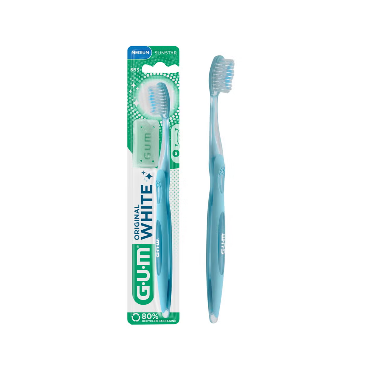 Spazzolino manuale GUM® ORIGINAL WHITE