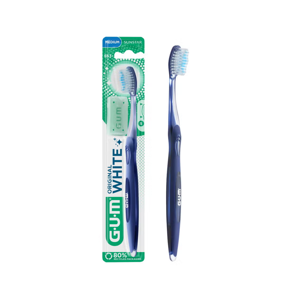 Spazzolino manuale GUM® ORIGINAL WHITE