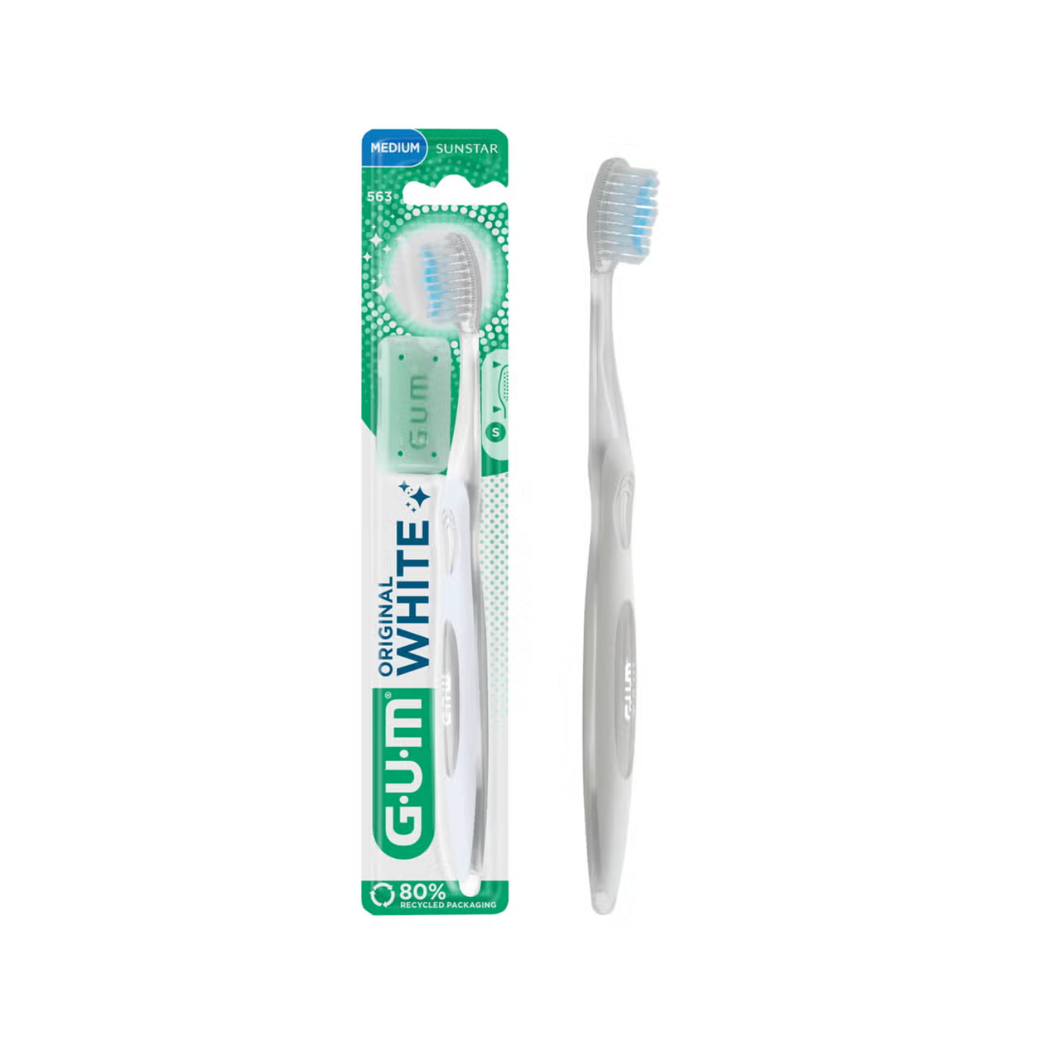 Spazzolino manuale GUM® ORIGINAL WHITE