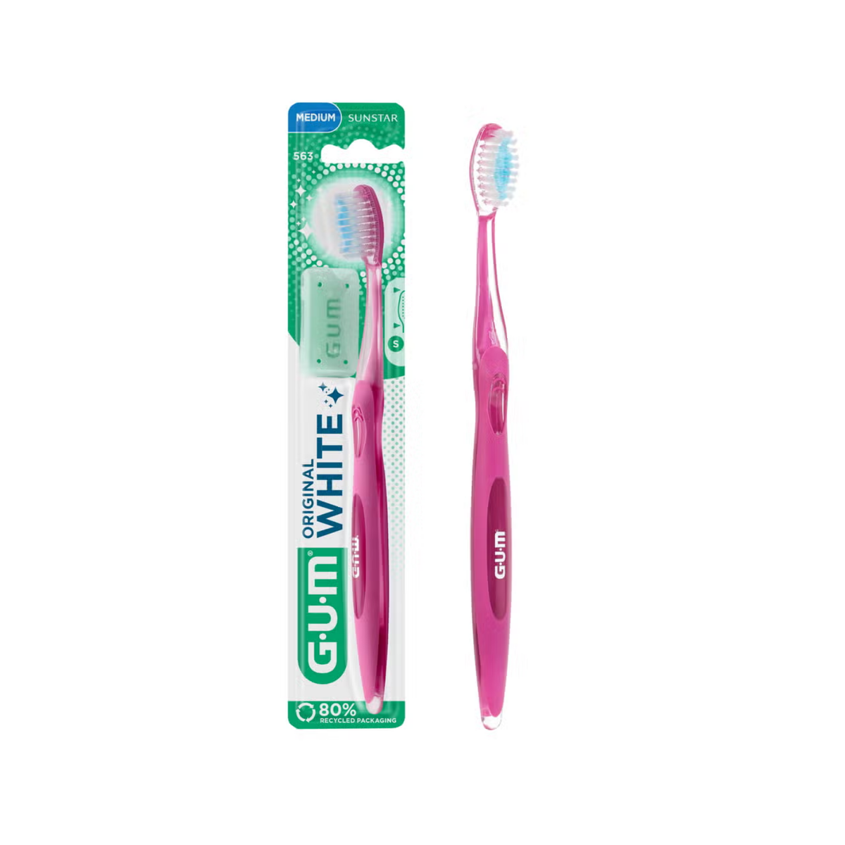 Spazzolino manuale GUM® ORIGINAL WHITE